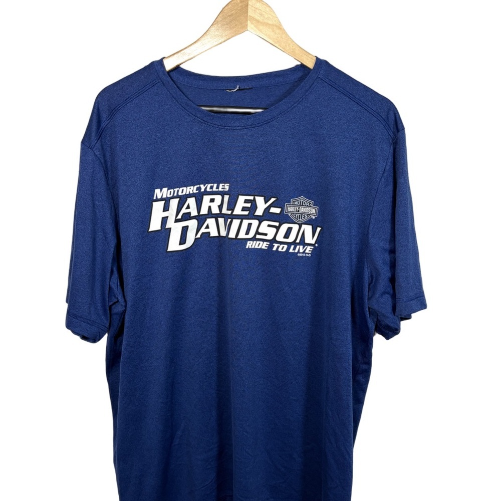 Harley-Davidson Quantico VA Blue Graphic T-Shirt 2015
